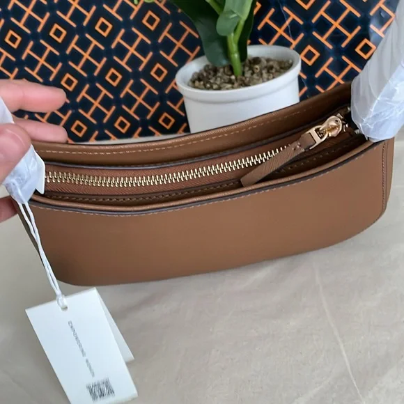 NWT , tory burch Emerson brown shoulder bag moose 150258 - Picture 6 of 14